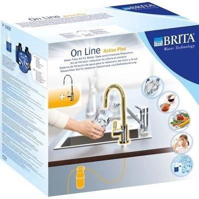 Kit De Raccordement Filtre À Eau + Cartouche BRITA On Line Active Plus