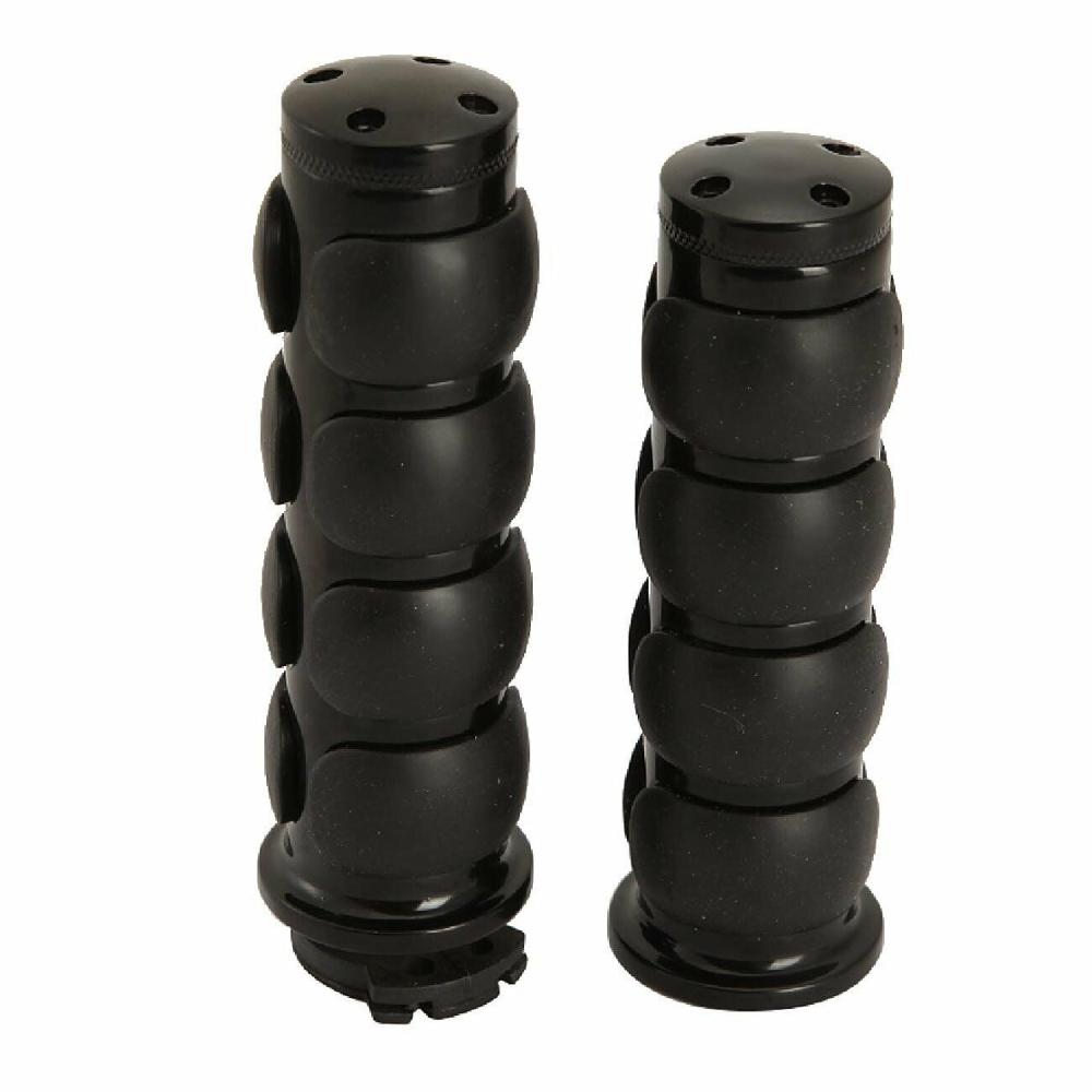 New 1" Motorcycle Handlebar Handle Bar Hand Grips For  Road King Classic FLHRC Custom Chrome Chopper Bobber Cafe