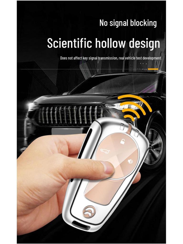 NIO EC6/ES6/ES8 Autoschlüssel Metallschale & Schnalle