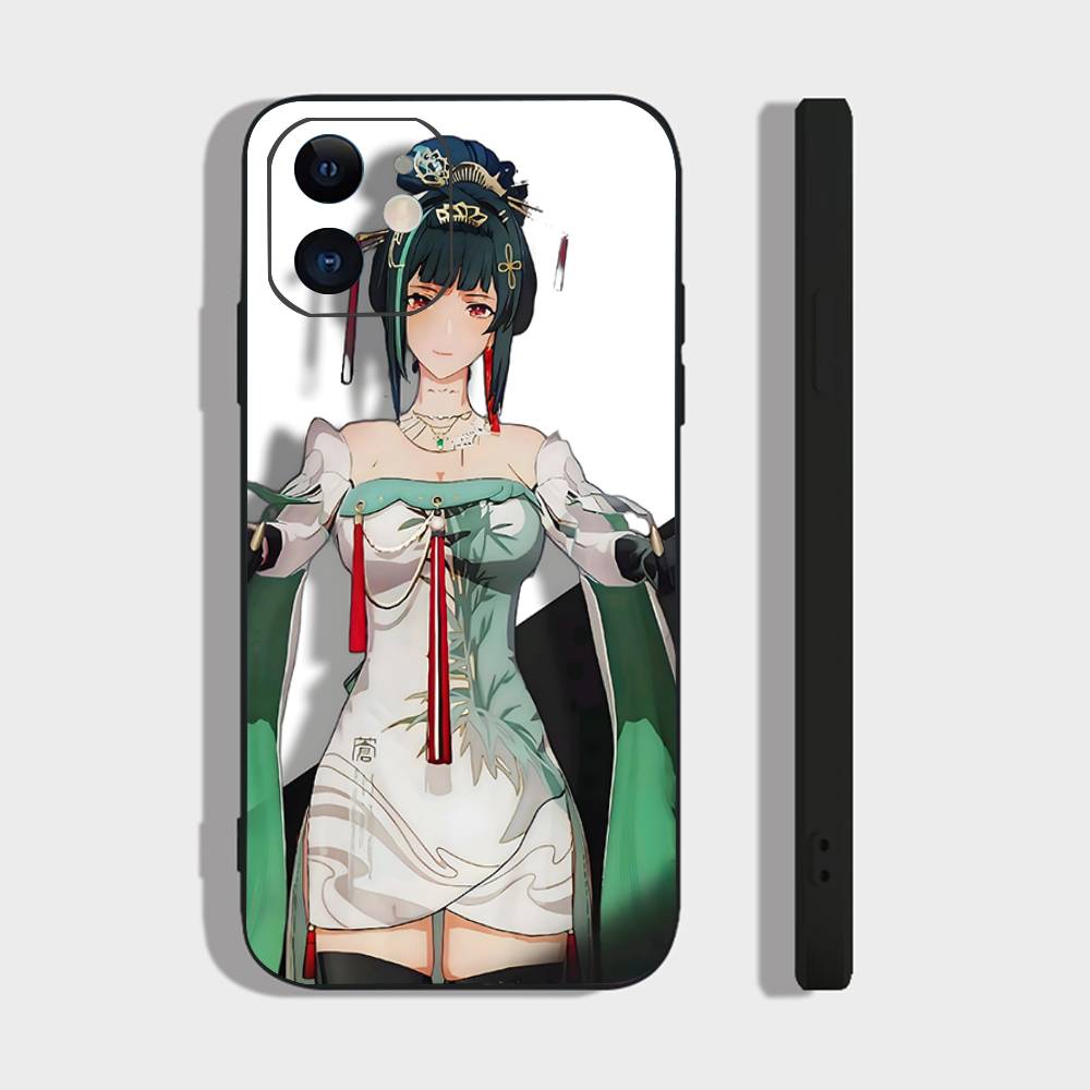 Hanying Zitheriwo Animated Mobile Game P-PGR Phone Case For IPhone 17 Air 16 15 14 13 Pro Max 11 12 Black Silicone Cover