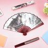 Panda 8-inch Cartoon Folding Fan - Cute Anime Design, Perfect for Students, High-Quality Summer Cool