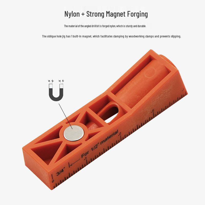Woodworking Angled Hole Punch Drilling Locator