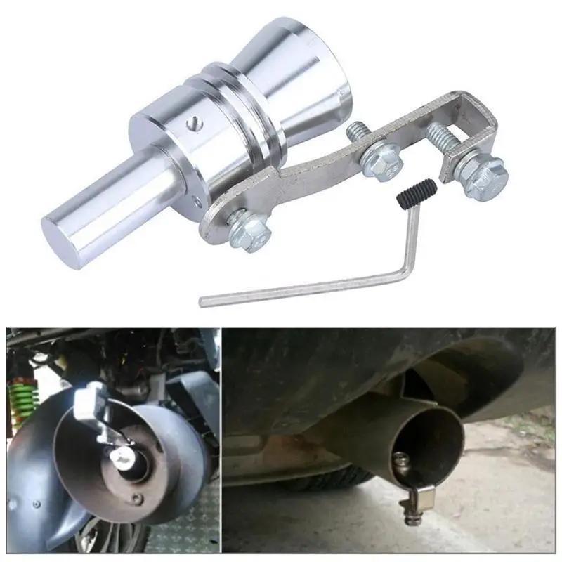 Universal Turbo Sound Whistle Exhaust Pipe Tailpipe Fake BOV Blowoff Valve Simulator Car Accessories
