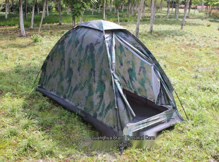 Tenda da Campeggio e da Interno Mimetica per Una Persona - Resistente ai Raggi UV e Antivento