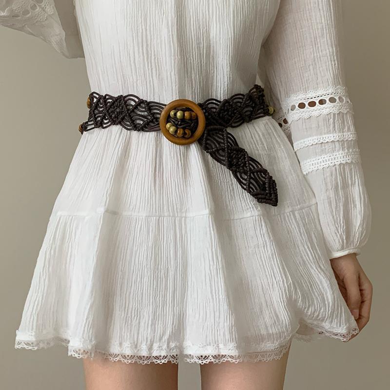 Inspired Trendy Bohemian Woven Waist Belt For Women Ideal For Summer Fashion