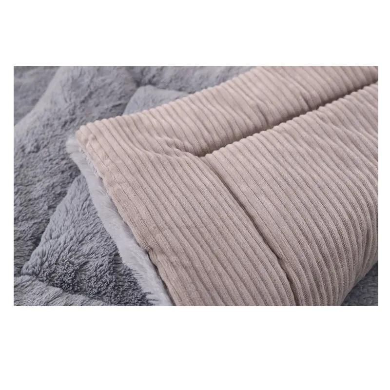 Rectangle Dog Mat Warm Plush Cat Bed House Cushion Pet Sleeping Blanket Mat Bed for Samll Large Dogs Sofa Mats