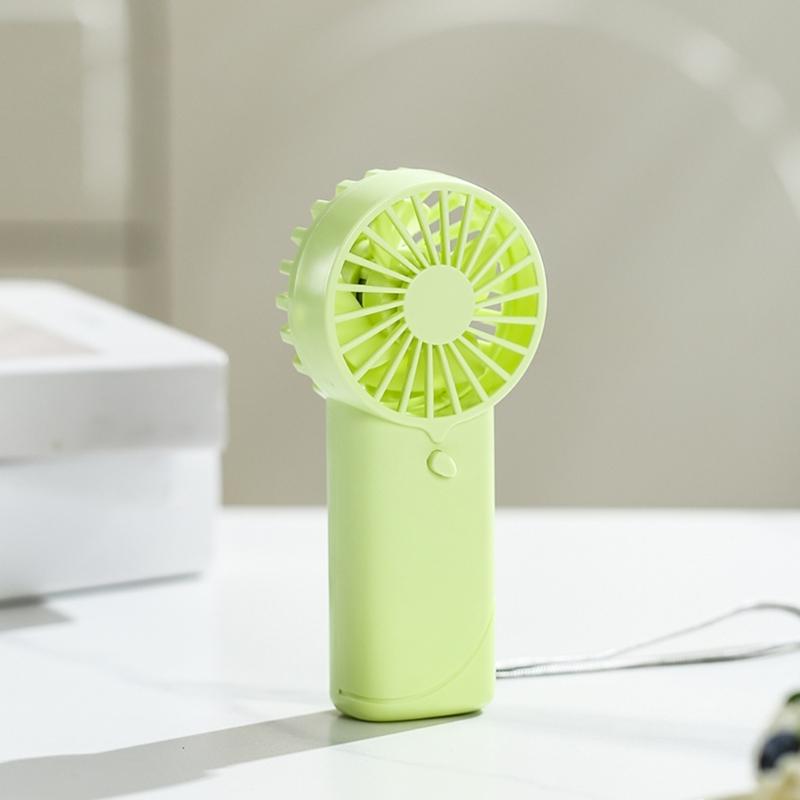AM3 Battery Operated Powerful Handheld Fan Portable Small Lightweight Makeup Fan for Girl Women Indoor Outdoor