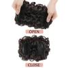 Combs Messy Bun Hair Piece Curly Dish Hair Buns Extension Thick Chignon Hairpiece Clip in Ponytail Scrunchies Hair Pieces for Women