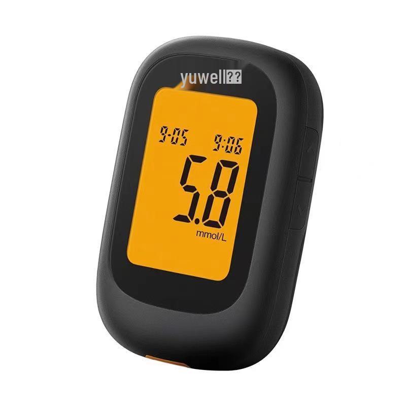 Yuyue 550 Blutzuckermessgerät, ohne Codierung, Hochpräzisions-Tester mit 560 Teststreifen.