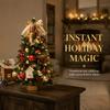 Miniature Christmas Tree Simulated Simulated Plants Noel Mini Christmas Tree  Office Decoration