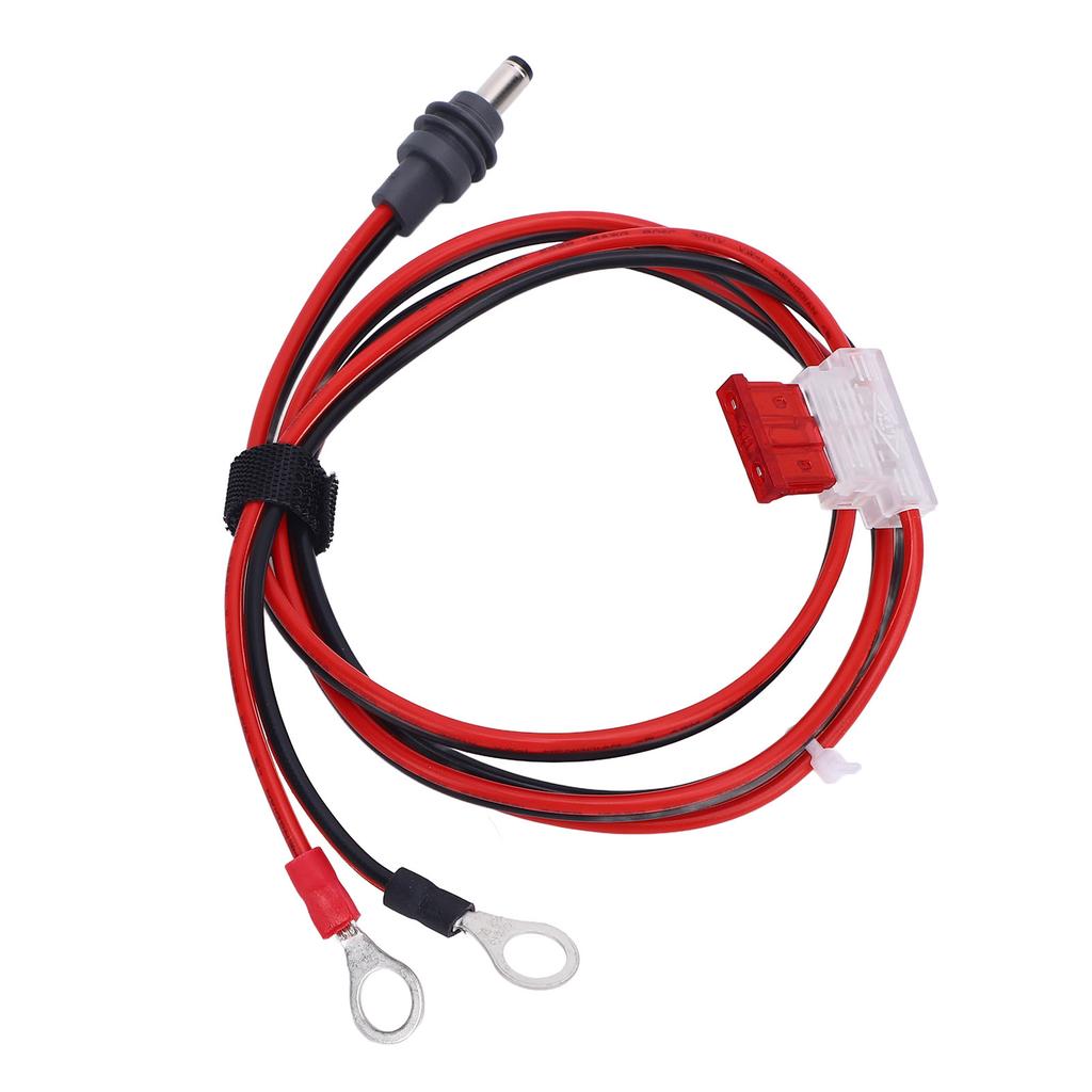 O Ring DC Charging Cable Rubber Copper O Ring Terminal To DC Plug Power Cord with Fuse for Dish