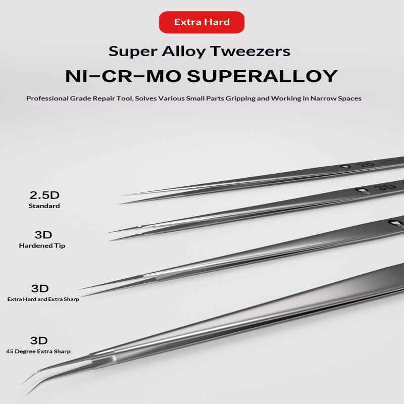 I2C NS(01-04) Super Alloy Tweezers Phone Circuit Repair Hand Tool Non-magnetic Stainless Steel Flying Wire Forceps