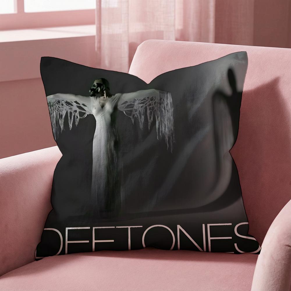 Deftones Cushion Cover Multi-Scene Pillow Cover for Home & Car - Reversible, Soft & Durable for Daily Use