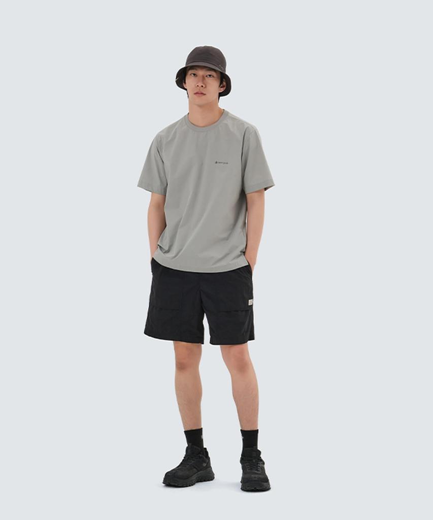 Snow Peak Thin-tech Woven Short Sleeve T-Shirt (M FGY)