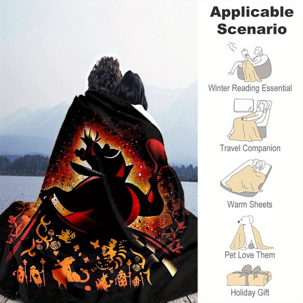 1pc, Disney Villains Blanket, Living Room, Travel, Camping, Car Blankets