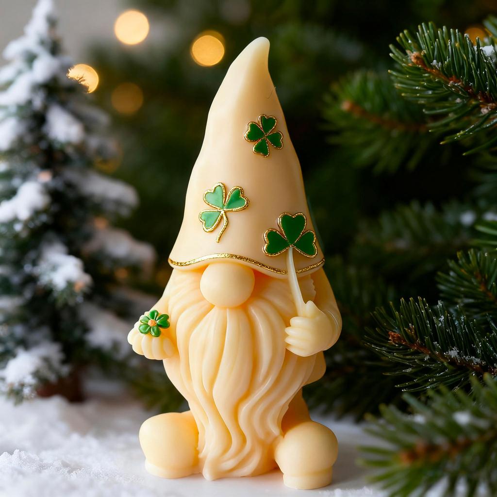 Creative Dwarf Silicone Candle Mold Gypsum Form Resin Ornaments Molds DIY Gnome Handmade Gift Aroma Candle Mould