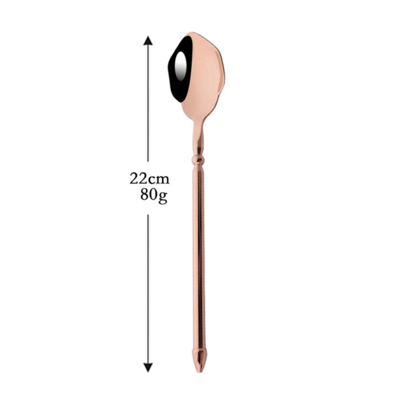 304 Stainless Steel Cute Flatware Cutlery Set Creative Trident Fork Western Knife Spoon Fork Silverware Tableware Set