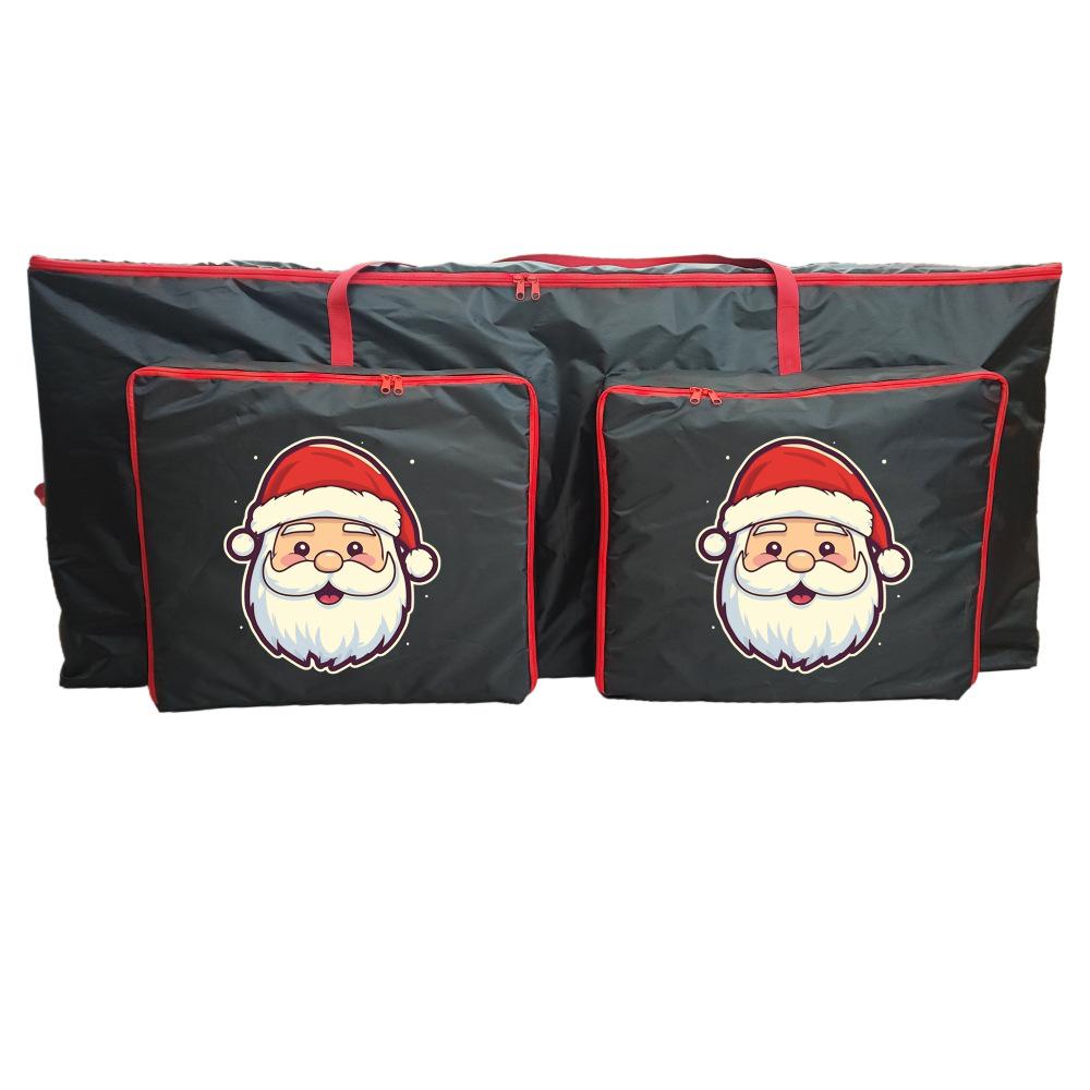 Christmas Tree Storage Bag Foldable Storage Box Oxford Fabric Container Heavy Duty Xmas Home Waterproof&Dustproof with Zipper