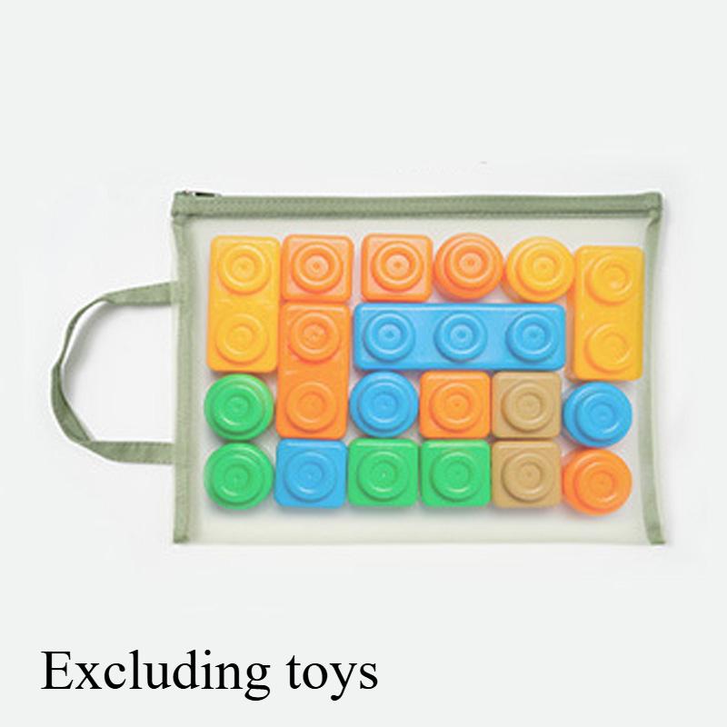 3PCS Handheld Mesh Storage Bag for Daily Necessities Portable Storage Bag for Children's Toys and Building Blocks Storage Bag