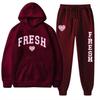New Spring and Autumn Men's Hoodie Set, Popular In Europe and America, Casual Trend Men's Sweater Set