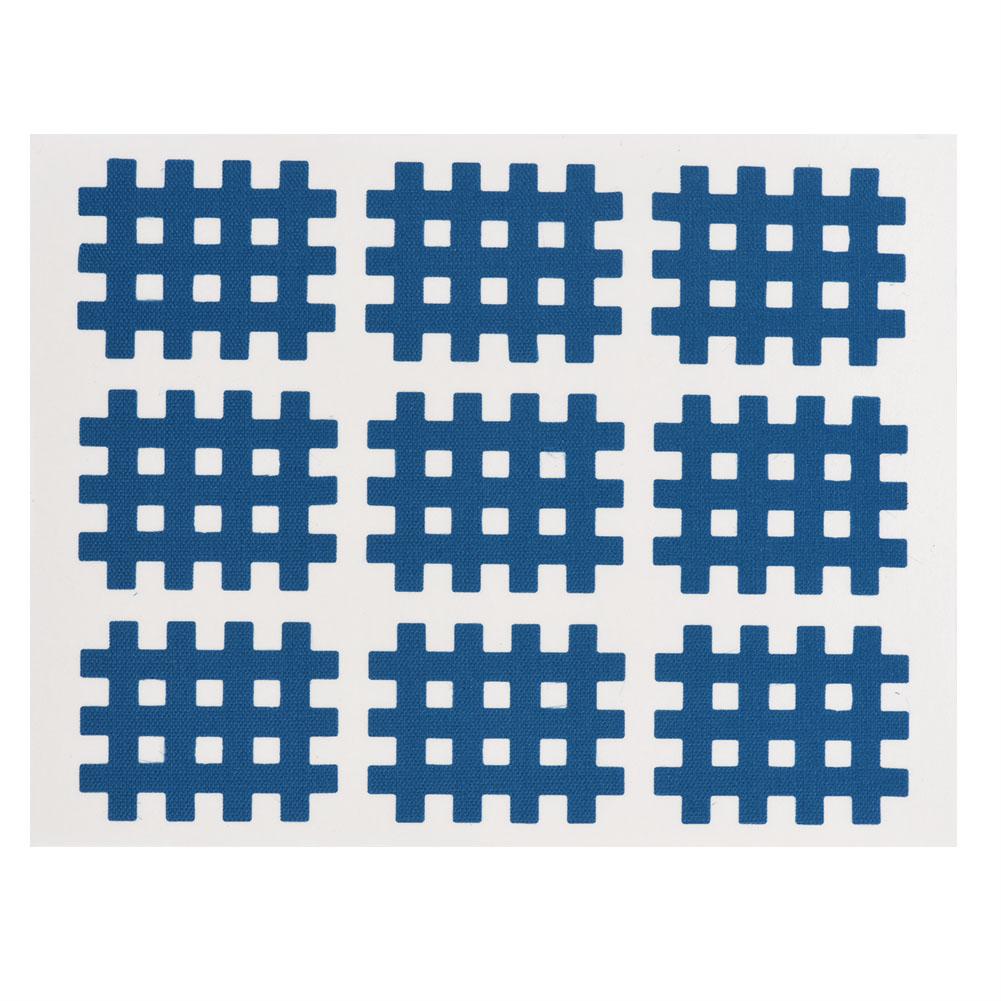 20pcsset Cross Tape Medical Kinesiology Stickers Sports Papers Blue