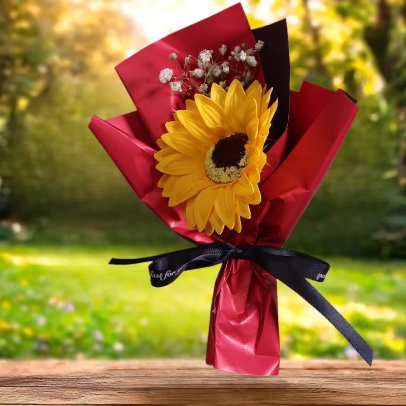 For Desk Decor Weddings Special Moments Adorable Mini Floral Arrangement Mini Tulip Bouquet Simulated Flower Perfect
