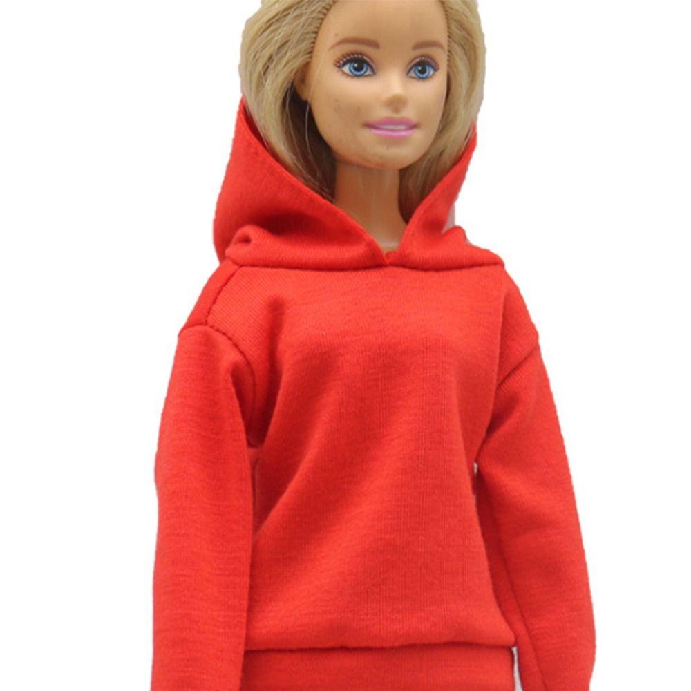 Mikina Krátká 29cm Panenka Volná Mikina s Kapucí Látka Zajímavá Dětské Hračky