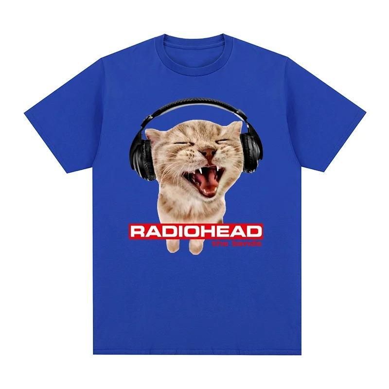 Radiohead The Bends Vintage TShirt Orange Cat Concert Fan Gift 100 Cotton Mens TShirt New TShirt Womens Top Tshirts
