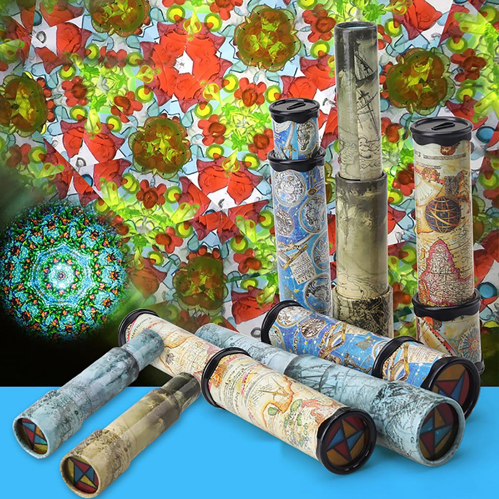 Drehbares Kaleidoskop für Kinder, pädagogisches Wissenschaftsspielzeug, Geburtstagsgeschenke