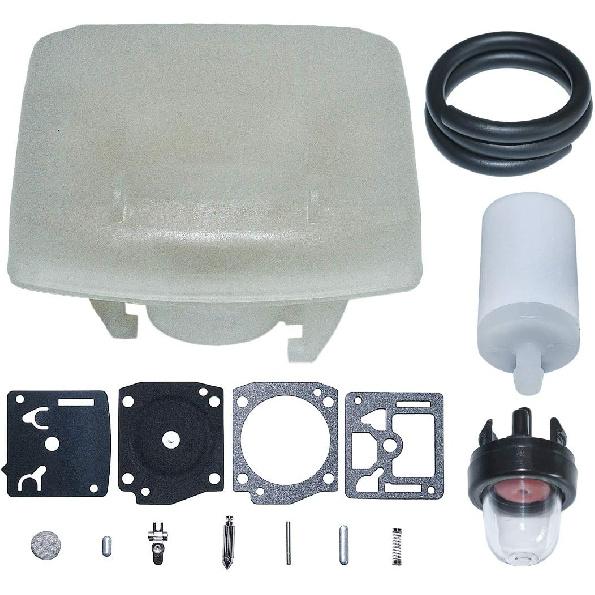 For Husqvarna 340e 345e 351 346XP Air Filter Primer Bulb Carburetor Repair Kit, Air Filter, Fuel Filter, Fuel Line, Primer Bulb, Carburetor Repair