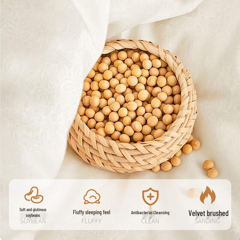 FUANNA Antibacterial All-Season 2-in-1 Soy Fiber Duvet