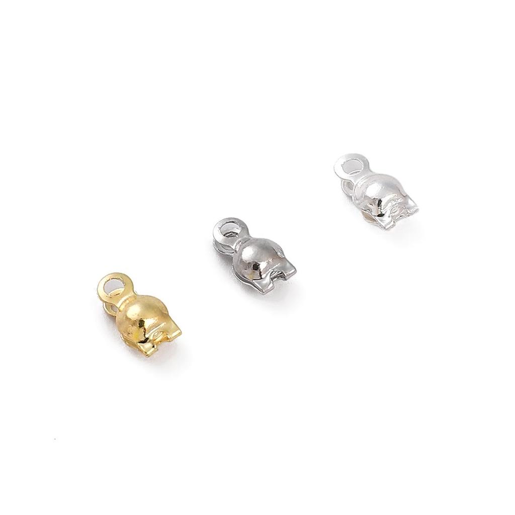 10Pcs Copper Buckle Clasps For DIY Jewelry Making Craft Accessories