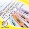 Flair Pastel 5 Shades Highlighter Pack of 1 | Quick Dry, Smudge Proof, Non-Toxic Ink for School, Office & Journaling