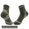 Merino Wool Non-Slip Sports Socks - Breathable, Wear-Resistant, Thick Terry Bottom for Running (Unisex)
