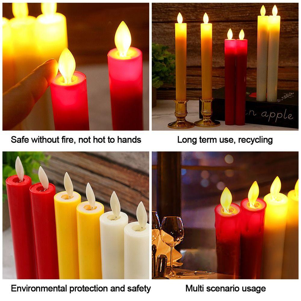 Energy-saving LED Lantern Candle Holders Party Decor Lights  Wedding Birthday Party Supplies