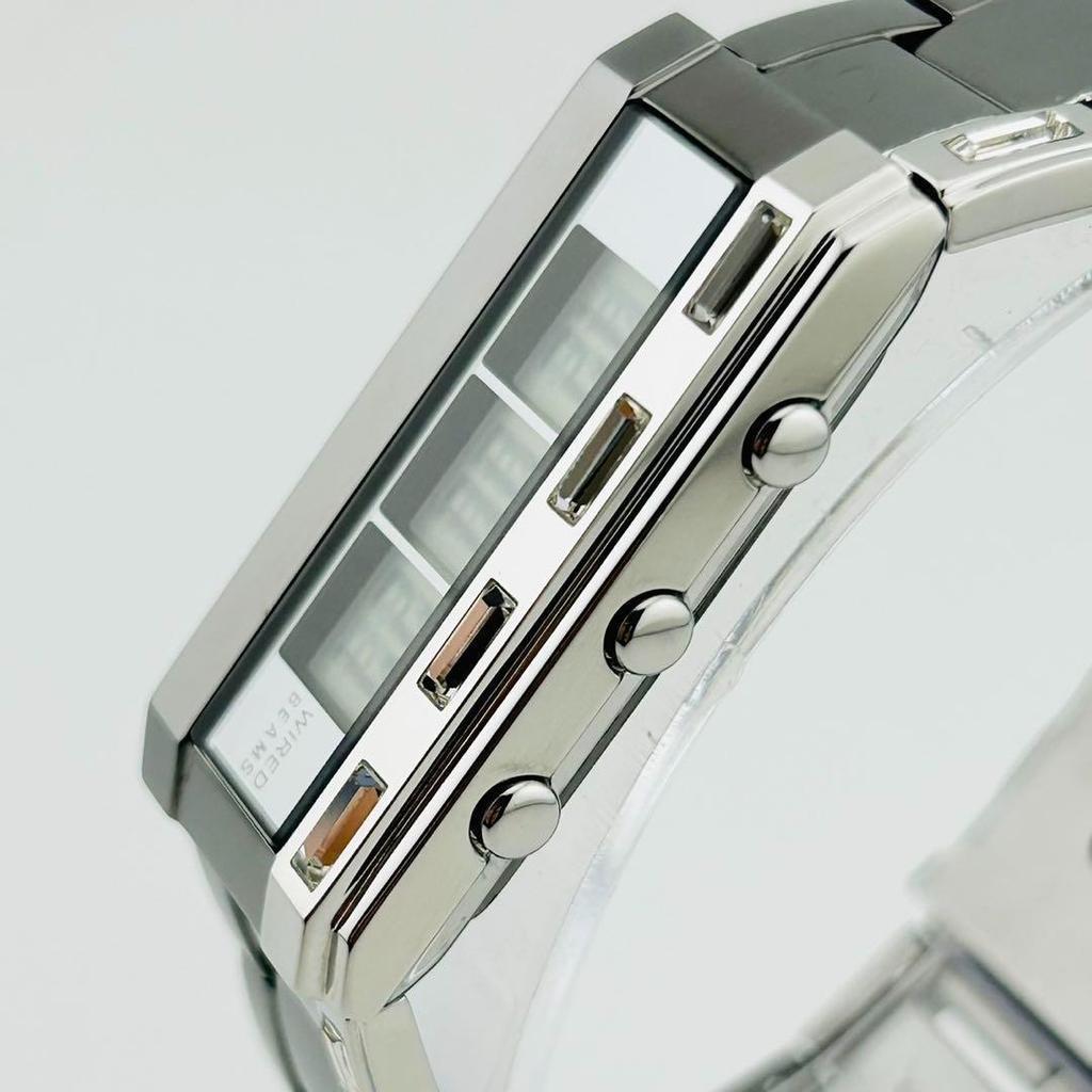 [USED] Rare Battery 2838 SEIKO WIRED BEAMS Digital Watch