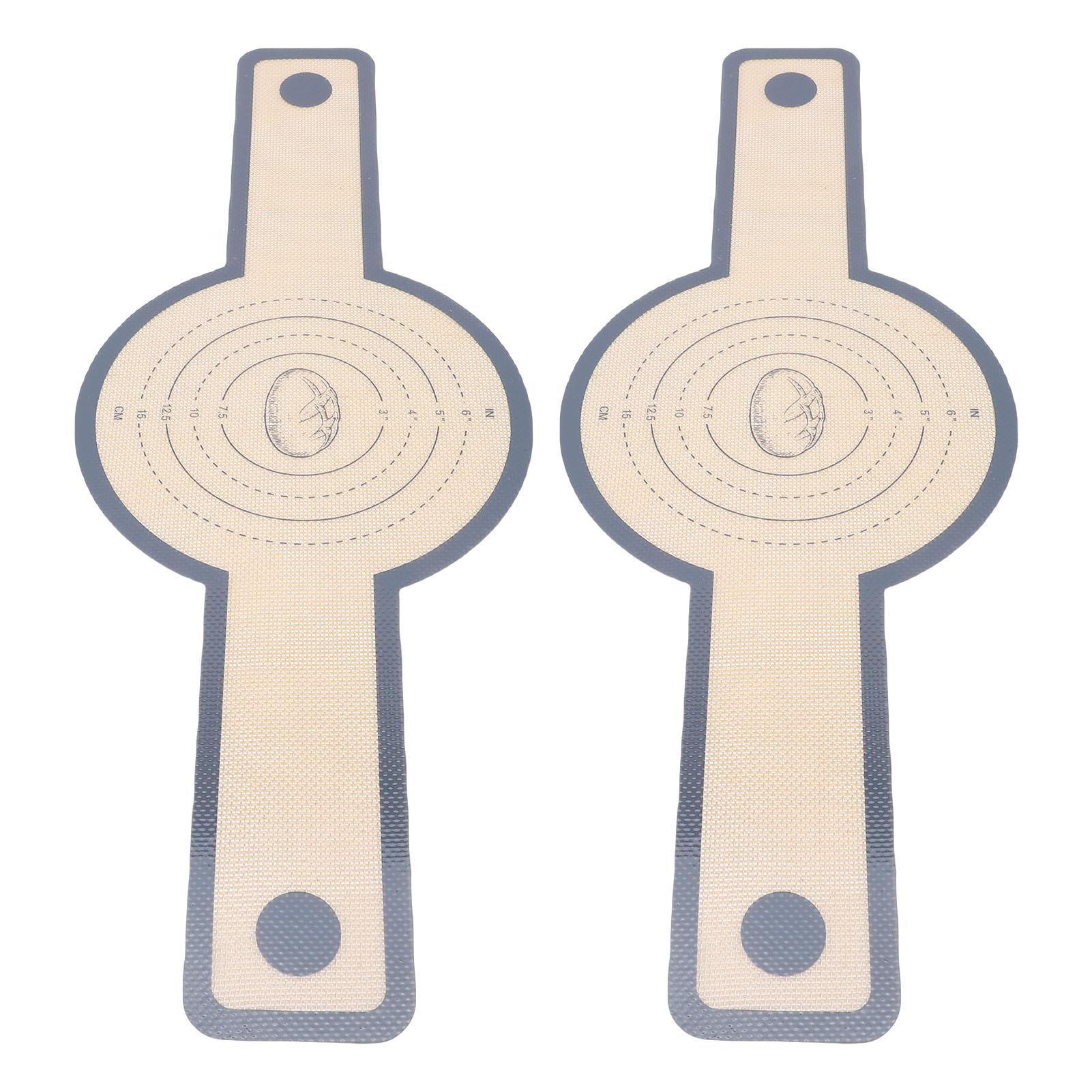 

2pcs Silicone Bread Sling for Dutch Oven Non Stick Easy to Clean Reusable Bread Baking Mats with Long Handle Transfer L