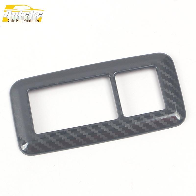 22 Lingfang Front USB Port Decor Frame - Center Console Car Accessory