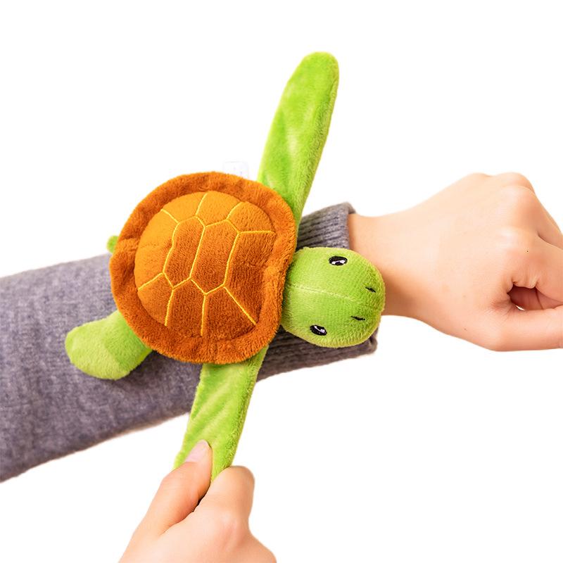 Cute Animal Slap Bracelet - Unicorn, Elephant, Deer, Turtle Plush Toy