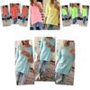 Elegant Women's Fashion Loose Medium Sleeve T-shirt Spring Blouse Casual Cotton Shirt