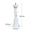 "Luxury Resin Chinese Chess Set: King, Queen, War Horse Pieces & Chessboard"