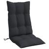 Hochlehner Seat Cushions 4 Pcs Black Oxford Fabric