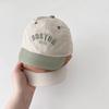 Letter Embroidered Duck Tongue Cap Quick Drying Baseball Cap Retro Summer Hat  6-36Month Kids