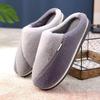 Women's & Men's Plush Cotton Slippers - Non-Slip, Thick Sole, Warm Indoor Footwear for Autumn/Winter