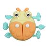 Baby Clutch Ball Rattle Fitness Soft Glue Hand Rattle, Fish Skewer Toothpaste Infant 0-1 Years Old Educational Toy