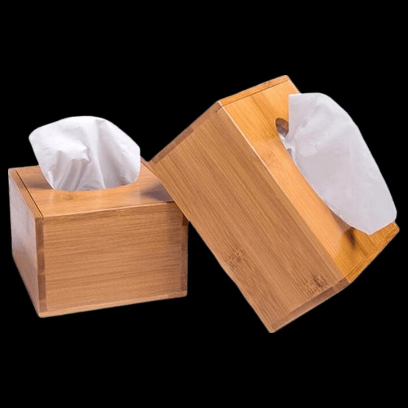 CHAHUA Minimalist Bamboo Wood Tissue Box
