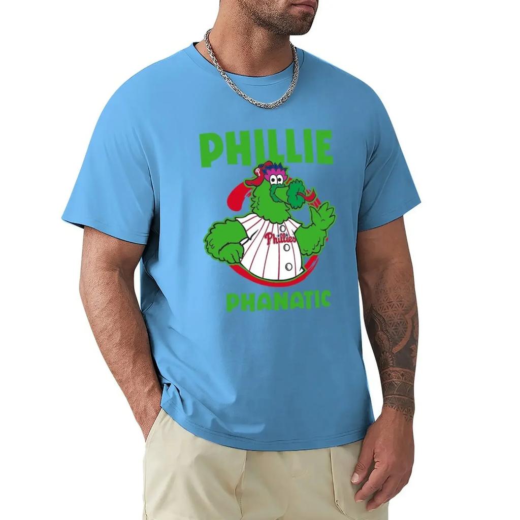 Schweiß-T-Shirts Hippie-Kleidung Herren Grafik-T-Shirts Neue Mode Schwergewicht Vintage Sommer Streetwear phillies phanatic grünes T-Shirt