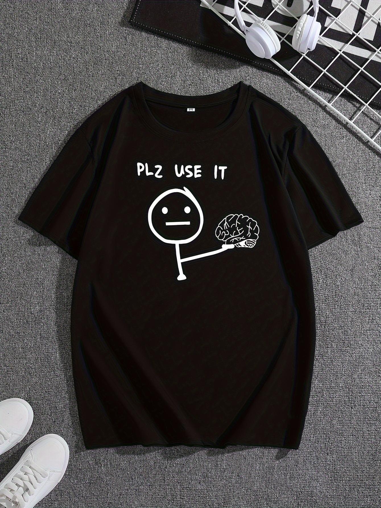 

Summer Black Men s Line Pattern and Letter Print Round Neck T-shirt Simple Pure Cotton Plus Size Loose Short Sleeved 4XL