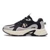 Li Ning Stof Synthetisch Leer Trendy Antislip Slijtvast Ademend Lichtgewicht Laag Uitgesneden Sport Casual Schoenen Heren sneaker Zwart Grijs ARLS021-5
