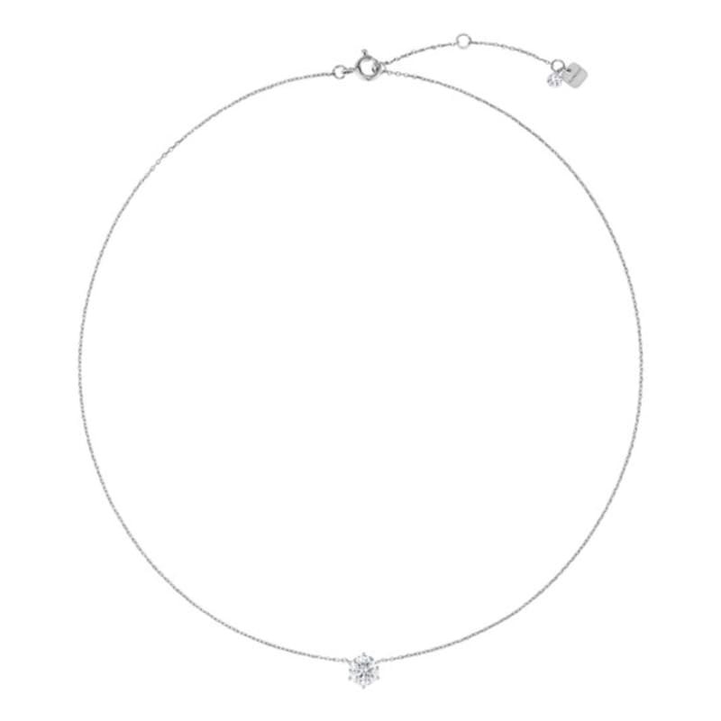 TATIANA (Silver 925) Moissanite 1 Carat Necklace DN0002